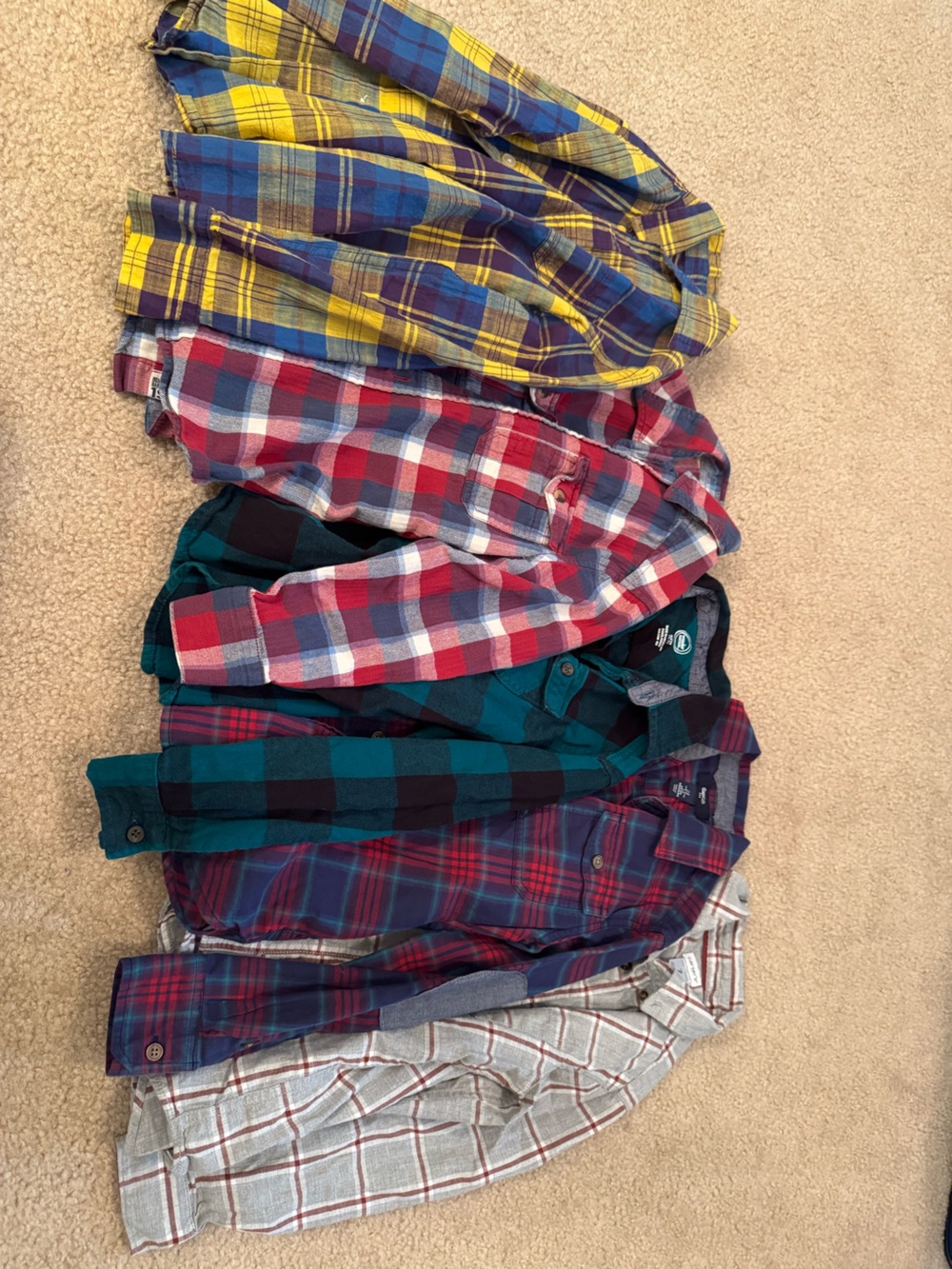 Boys Button Up Shirt Bundle (Size 6-7)